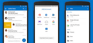 Application Outlook Exchaneg pour Android avec synchronisation des boites mails Microsoft Outlook
